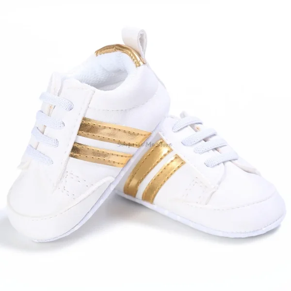 Fashion Baby Shoes Children White Sports Shoes For Girls Soft Flats Baby Toddler First Walkers Kids Sneakers Casual Infant Shoes - Image 2
