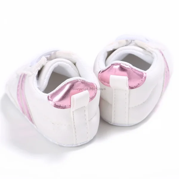 Fashion Baby Shoes Children White Sports Shoes For Girls Soft Flats Baby Toddler First Walkers Kids Sneakers Casual Infant Shoes - Image 3
