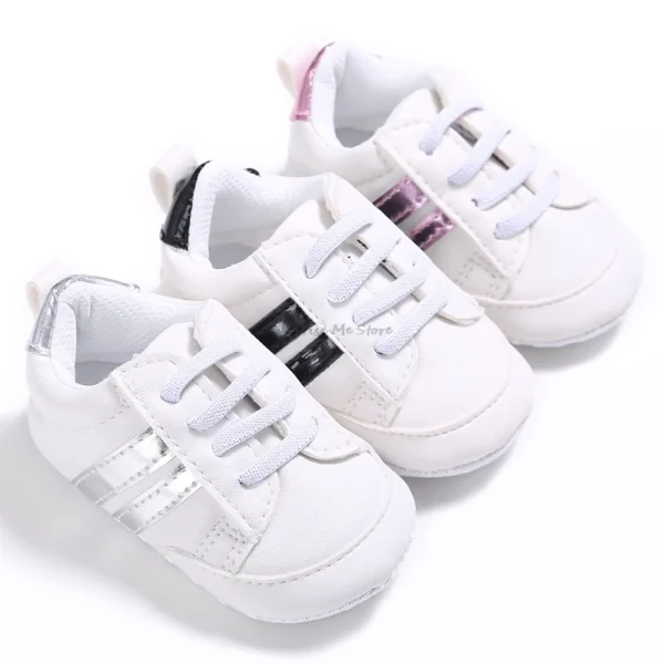 Fashion Baby Shoes Children White Sports Shoes For Girls Soft Flats Baby Toddler First Walkers Kids Sneakers Casual Infant Shoes - Image 4
