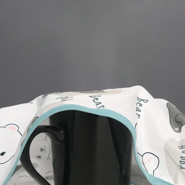 Coverall Baby Feeding Bibs Baby Bibs Attaches To Highchair and Table Long Sleeve Cartoon Bib for 6 Month To 5 Years Old Infants - Image 3