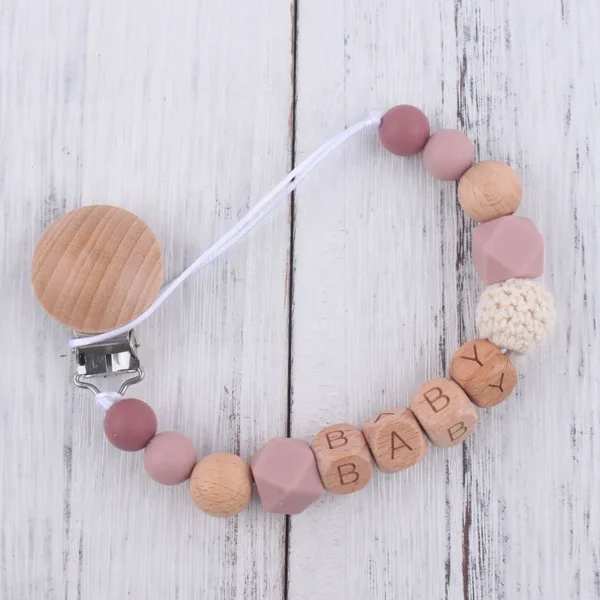 New Baby Pacifier Clips Personalized Name Teethers Toys Dummy Nipples Holder Clip Chain Babies Accessories Newborn Gifts Custom - Image 6