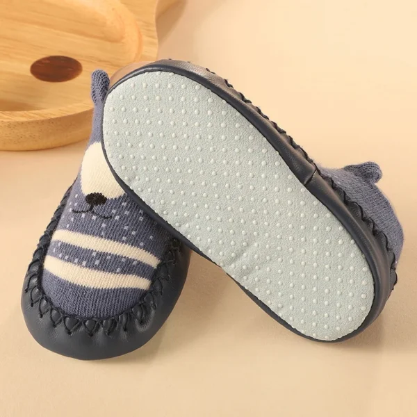 Baby Socks Shoes Infant Color Matching Cute Kids Boys Shoes Doll Soft Soled Child Floor Sneaker Toddler Girls First Walkers - Image 4