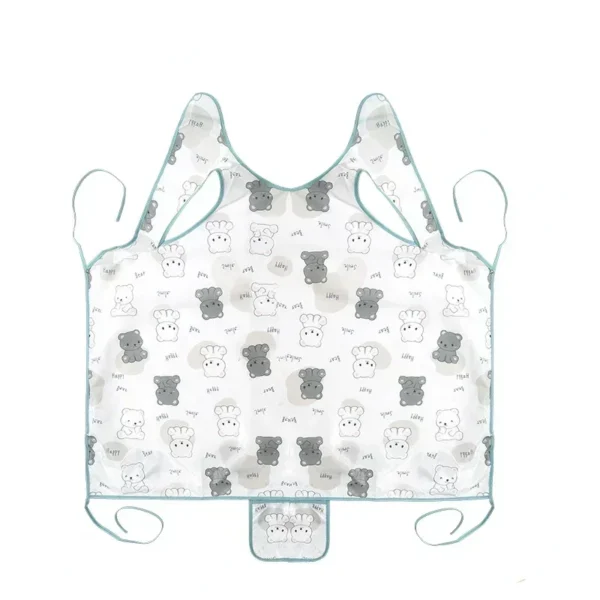 Coverall Baby Feeding Bibs Baby Bibs Attaches To Highchair and Table Long Sleeve Cartoon Bib for 6 Month To 5 Years Old Infants - Image 5
