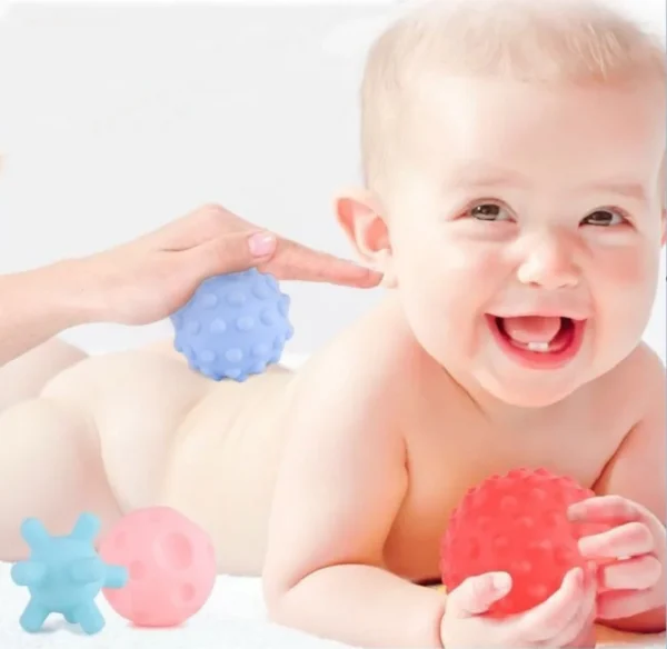 Baby Toy Sensory Balls Set Textured Hand Touch Grasp Massage Ball 0 12 Months Infant Tactile Senses Development Toys for Babies - Image 4