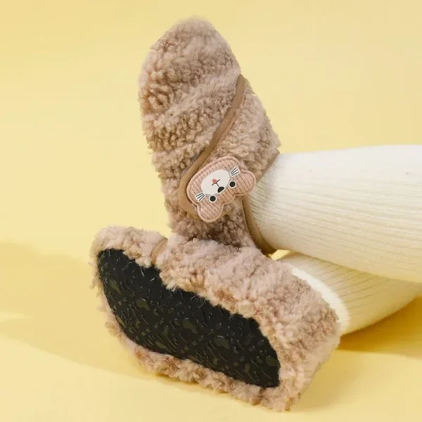 Autumn Winter Baby Plush Floor Socks New Children Indoor Warm Anti Slip Cartoon Infant Shoes Soft Soled Boys Girls Toddler Shoes - Image 4